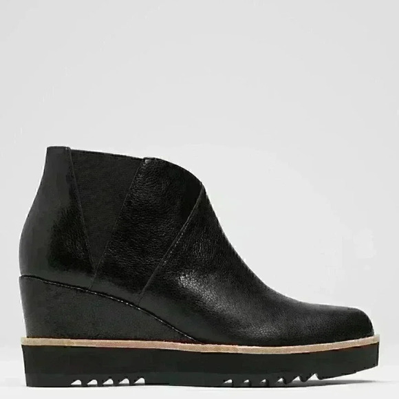 Eileen Fisher Caddy Black Embossed Size 5.5.BRAND NEW (Save $70.00) - Picture 4 of 9